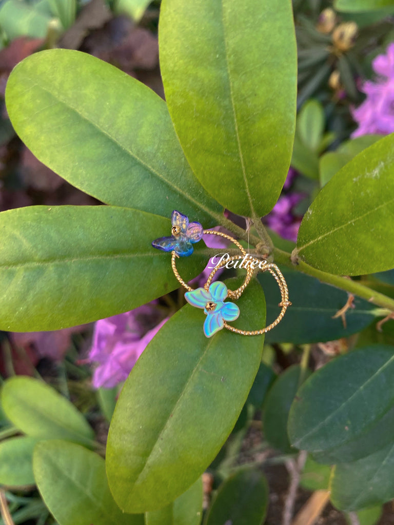 Butterfly garden ring - Premium  from Peiliee Shop - Just $14.00! Shop now at Peiliee Shop