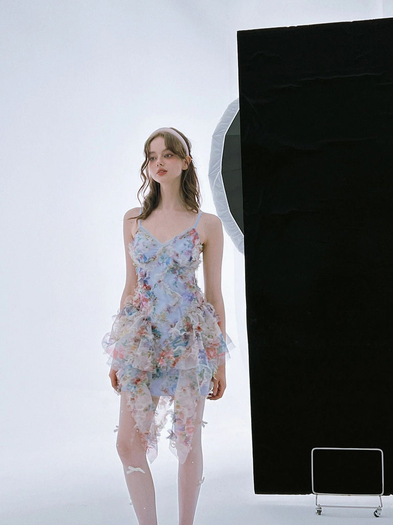 [Unosa] The Blossom Garden Bodycon Mini Dress - Premium Dresses from UNOSA - Just $75.00! Shop now at Peiliee Shop
