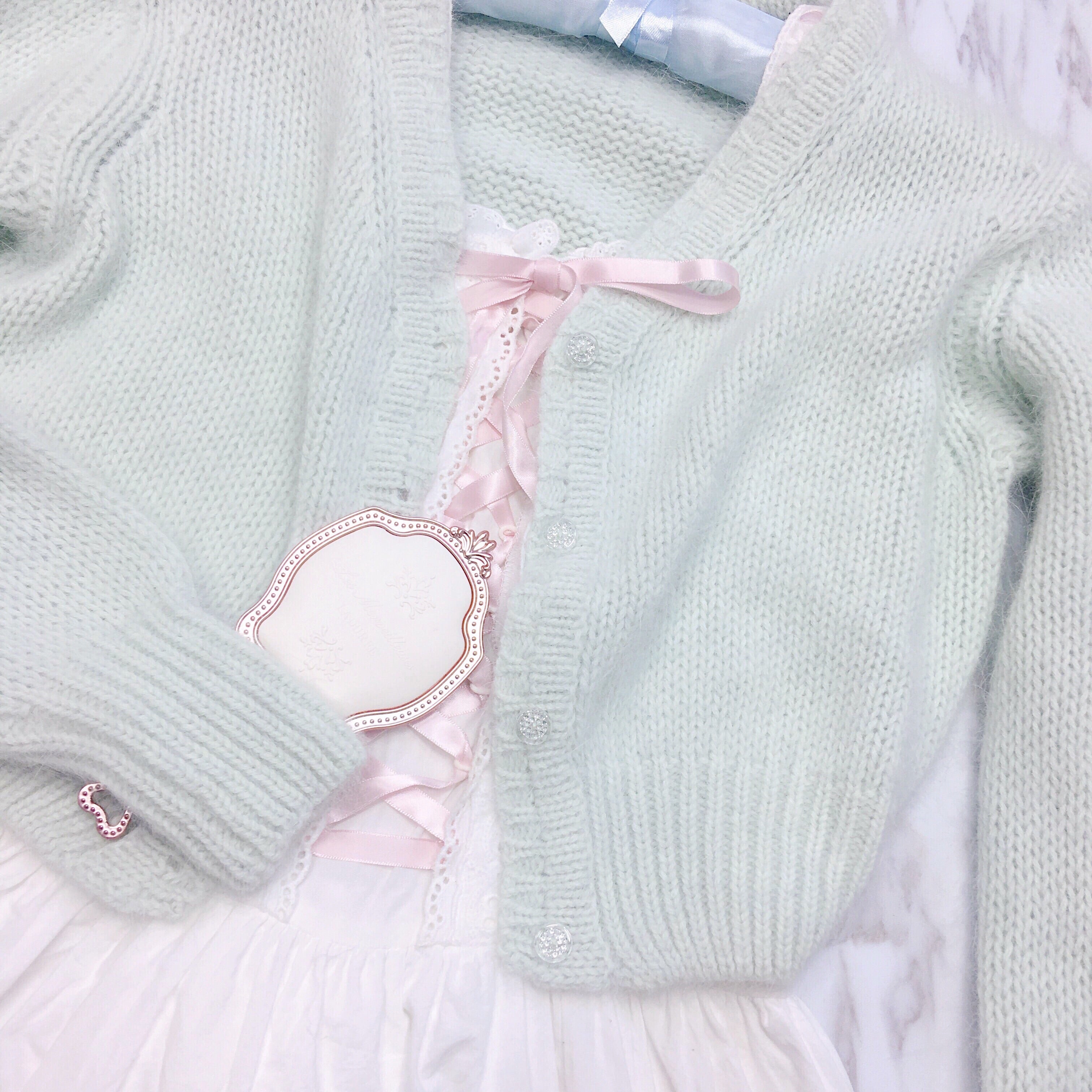 Get trendy with [Made By Peiliee] Mint To Be With You Cardigan -  available at Peiliee Shop. Grab yours for $42 today!