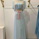 Get trendy with [Customized] Angelic Garden Vintage Gown Dress - Dress available at Peiliee Shop. Grab yours for $95 today!