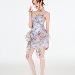 Get trendy with [Unosa] The Blossom Garden Bodycon Mini Dress - Dresses available at Peiliee Shop. Grab yours for $75 today!