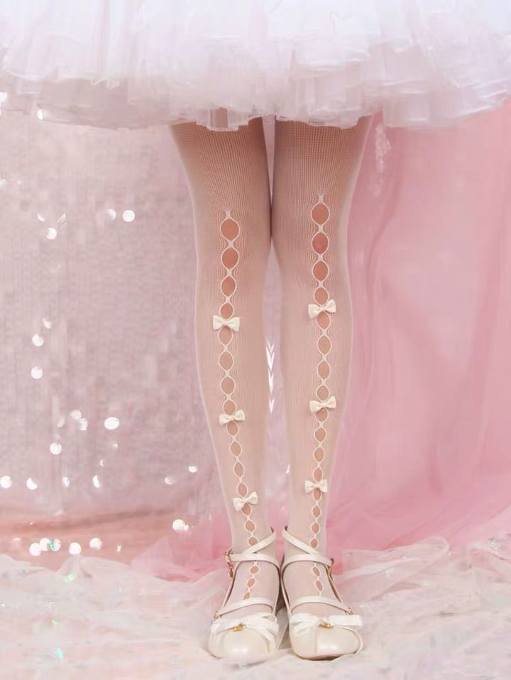 Ribbon Doll Lace Stocking - Premium Stocking from Peiliee Shop - Just $18.00! Shop now at Peiliee Shop