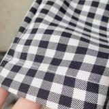 Get trendy with [Customized All Sizes] Sweet Sailor Gingham Babydoll Jumpsuit / dress -  available at Peiliee Shop. Grab yours for $59.90 today!