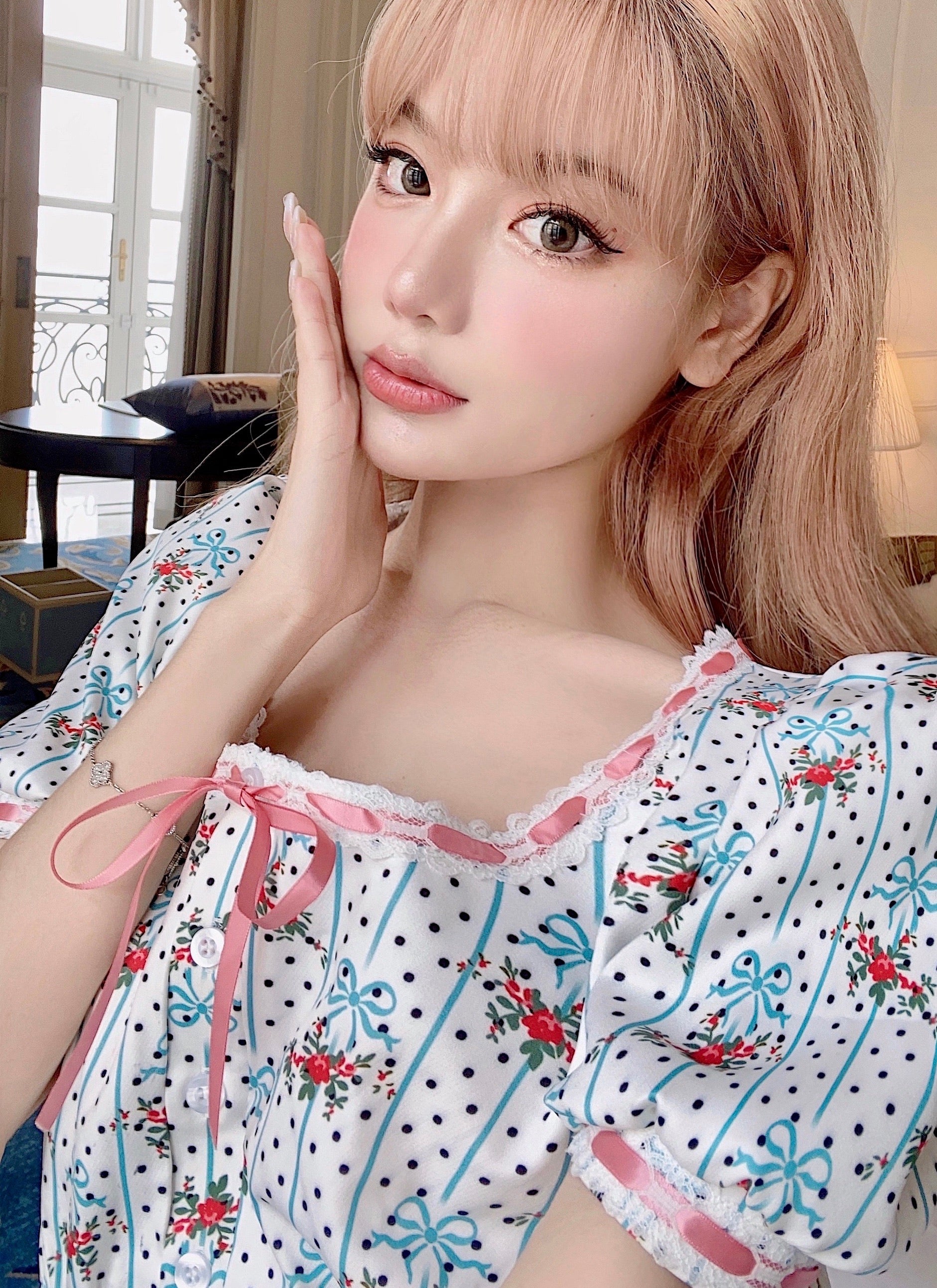 Get trendy with [Exclusive to PeilieeShop ] Oil Painting Girls Dress -  available at Peiliee Shop. Grab yours for $69.90 today!