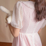 Get trendy with Rose Mist French Romantic Dress -  available at Peiliee Shop. Grab yours for $58 today!