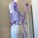 Get trendy with Lavender Dream Corset Handmade - Corset available at Peiliee Shop. Grab yours for $79.90 today!