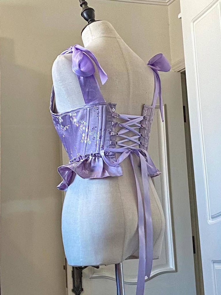 Lavender Dream Corset Handmade - Premium Corset from Ricchie - Just $79.90! Shop now at Peiliee Shop