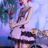 Get trendy with Cyber Punk Evil Idol Dress Set -  available at Peiliee Shop. Grab yours for $109 today!