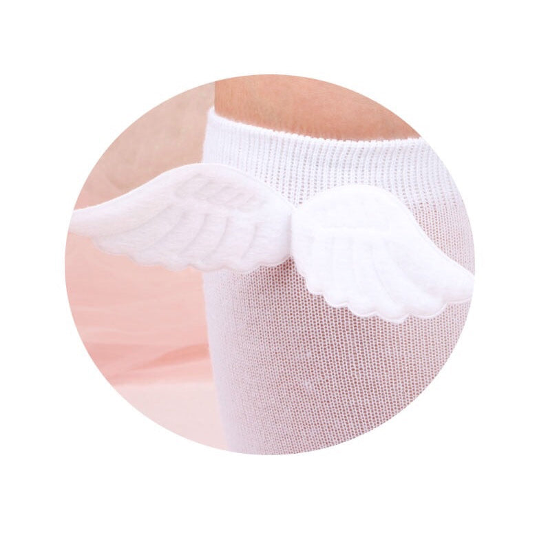 Get trendy with [Basic] Feathers are reminders that angels are always near Angel Wing Socks -  available at Peiliee Shop. Grab yours for $8 today!