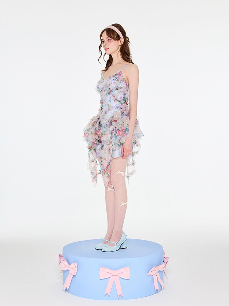 Get trendy with [Unosa] The Blossom Garden Bodycon Mini Dress - Dresses available at Peiliee Shop. Grab yours for $75 today!