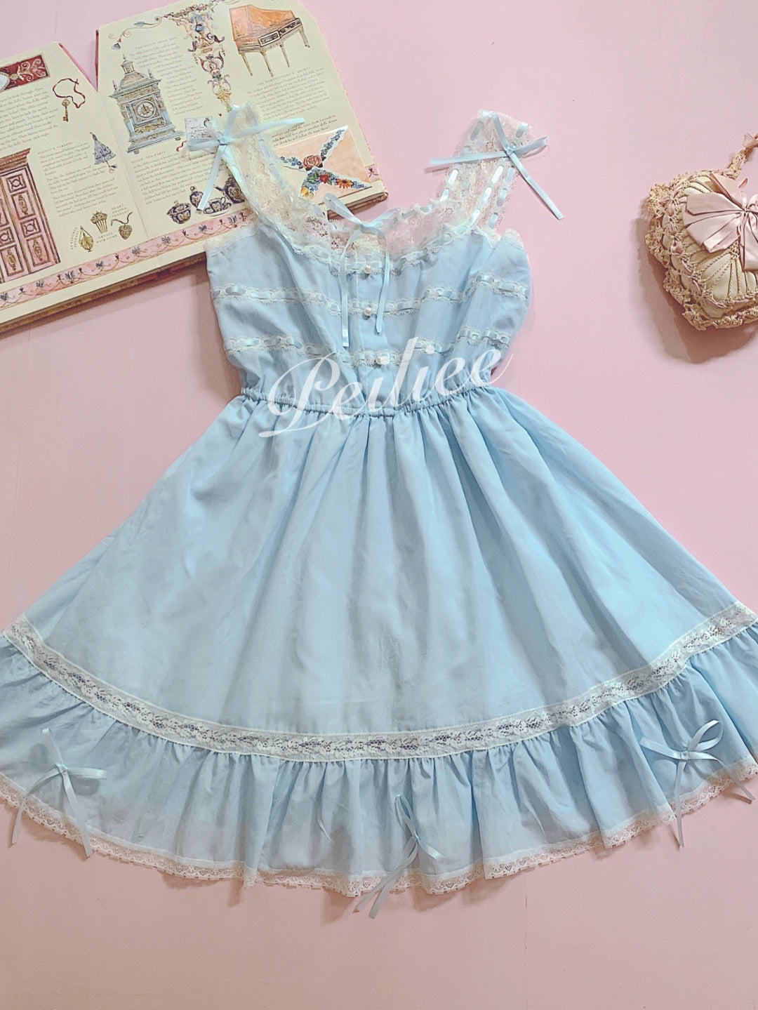 Get trendy with [Peiliee Design] Lily Garden Dress -  available at Peiliee Shop. Grab yours for $49.90 today!