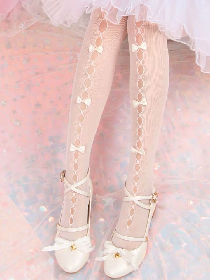 Ribbon Doll Lace Stocking - Premium Stocking from Peiliee Shop - Just $18.00! Shop now at Peiliee Shop