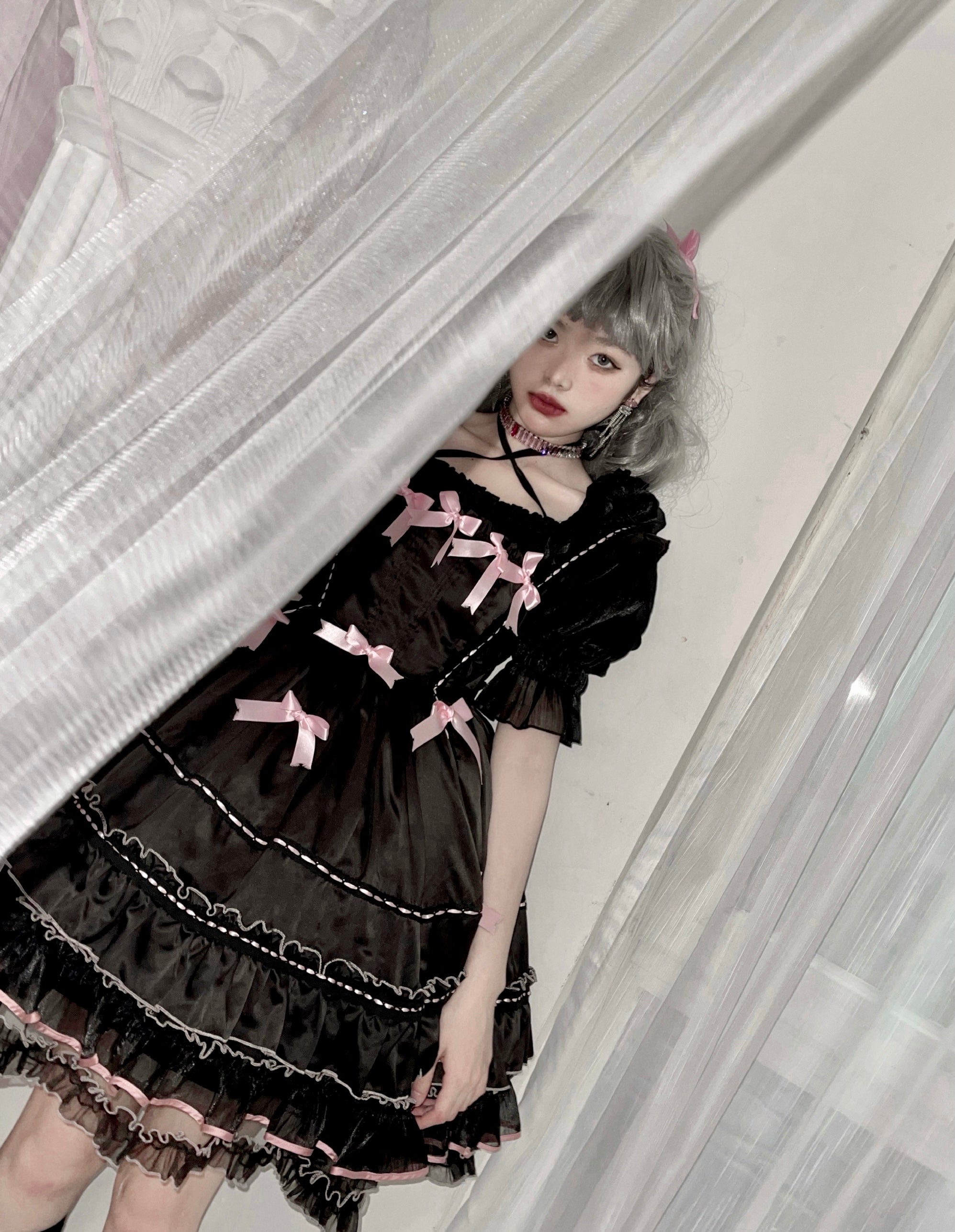 Get trendy with [Premium Selected] KillsBunny - Shirley Dress (designer Arilf) -  available at Peiliee Shop. Grab yours for $4.99 today!
