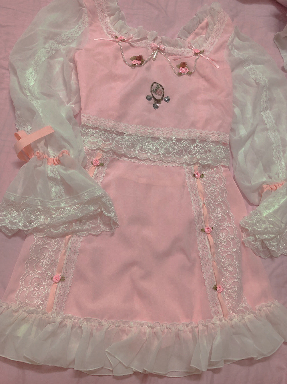Get trendy with [SALE] Rose Amour Princess Dress set -  available at Peiliee Shop. Grab yours for $35 today!
