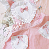 Get trendy with [2 weeks hand sewing time! ]Dolly heart apron -  available at Peiliee Shop. Grab yours for $29 today!