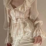 Get trendy with [Pre-order 2023] Nololita Hallucination Rose Shirt - Shirt available at Peiliee Shop. Grab yours for $42 today!