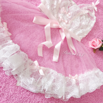 Get trendy with Handmade Angelic Poupee Peche Pink Bodysuit - physical available at Peiliee Shop. Grab yours for $45 today!