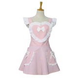 Get trendy with [2 weeks hand sewing time! ]Dolly heart apron -  available at Peiliee Shop. Grab yours for $29 today!
