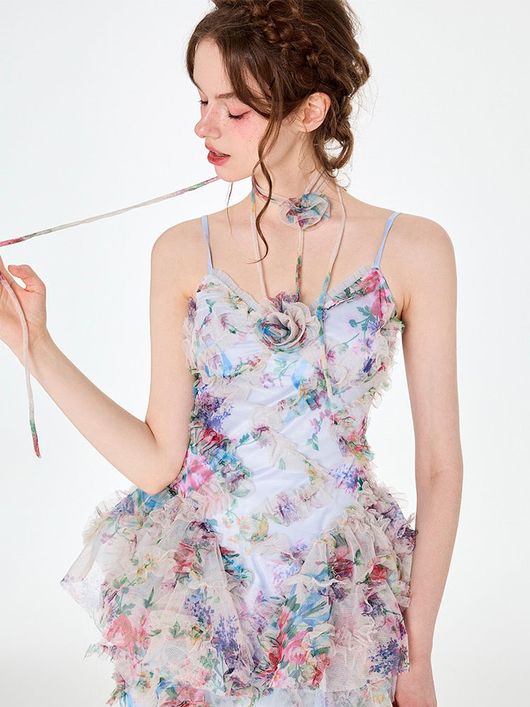 Get trendy with [Unosa] The Blossom Garden Bodycon Mini Dress - Dresses available at Peiliee Shop. Grab yours for $75 today!