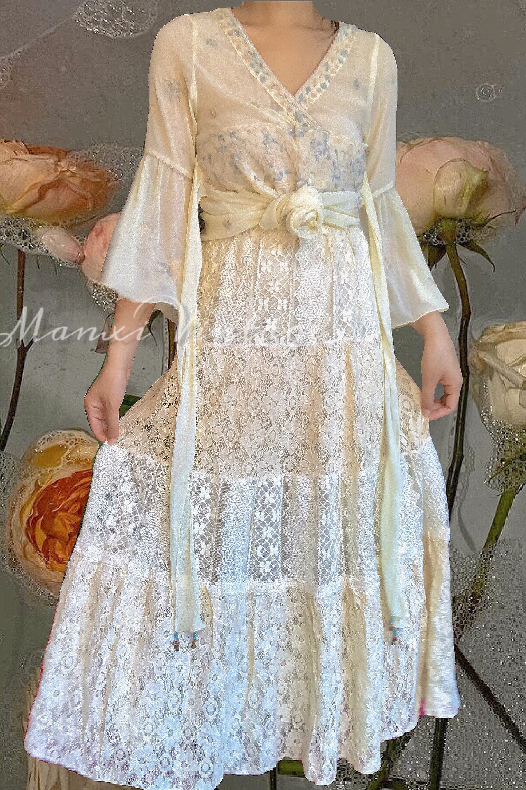 Get trendy with [Relove Couture- Second Hand] Vintage Dress -  available at Peiliee Shop. Grab yours for $80 today!
