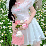 Get trendy with Daisy Amour Mini Dress - Dress available at Peiliee Shop. Grab yours for $49.90 today!