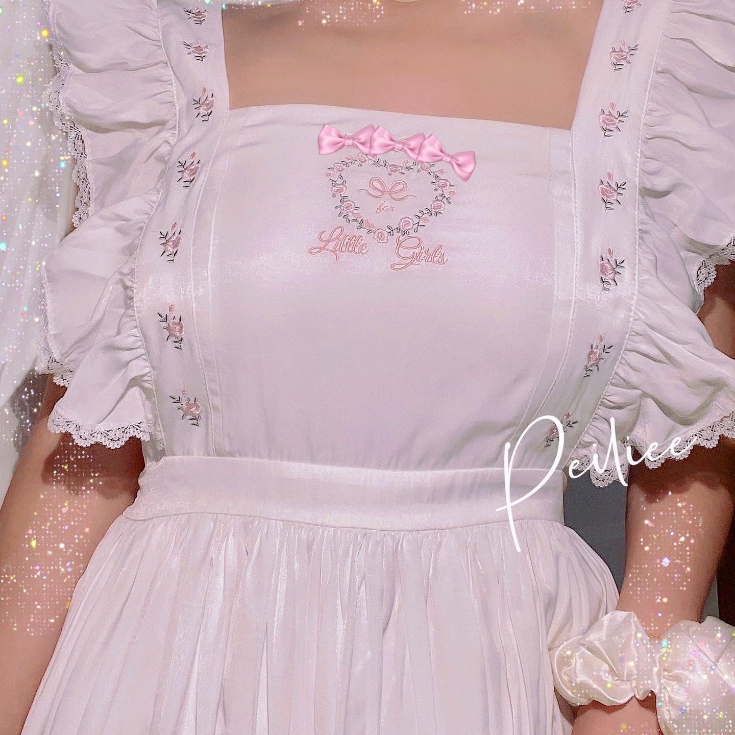 Get trendy with [Exclusive To PeilieeShop] Angel Doll Cotton dress -  available at Peiliee Shop. Grab yours for $39.90 today!