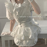 Get trendy with [Nololita Pre-order till Nov 2023] Pastry Sweetheart  apron dress set -  available at Peiliee Shop. Grab yours for $10 today!