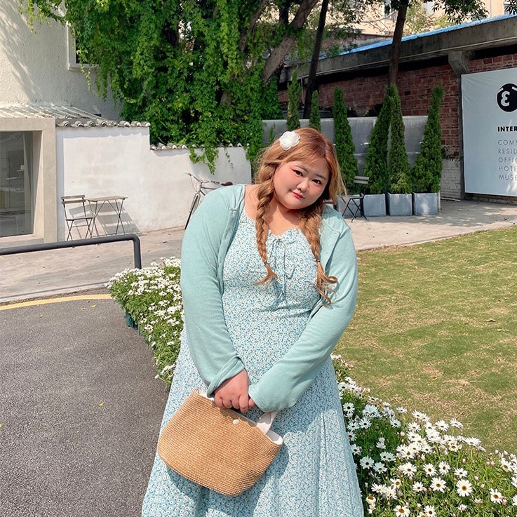 [Curve Beauty] Picnic time floral dress set with cardigan - Premium Dresses from DAJUN - Just $36.80! Shop now at Peiliee Shop
