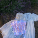 Get trendy with [Sweden] Lavender Dreams Handmade Satin Corset -  available at Peiliee Shop. Grab yours for $59.90 today!