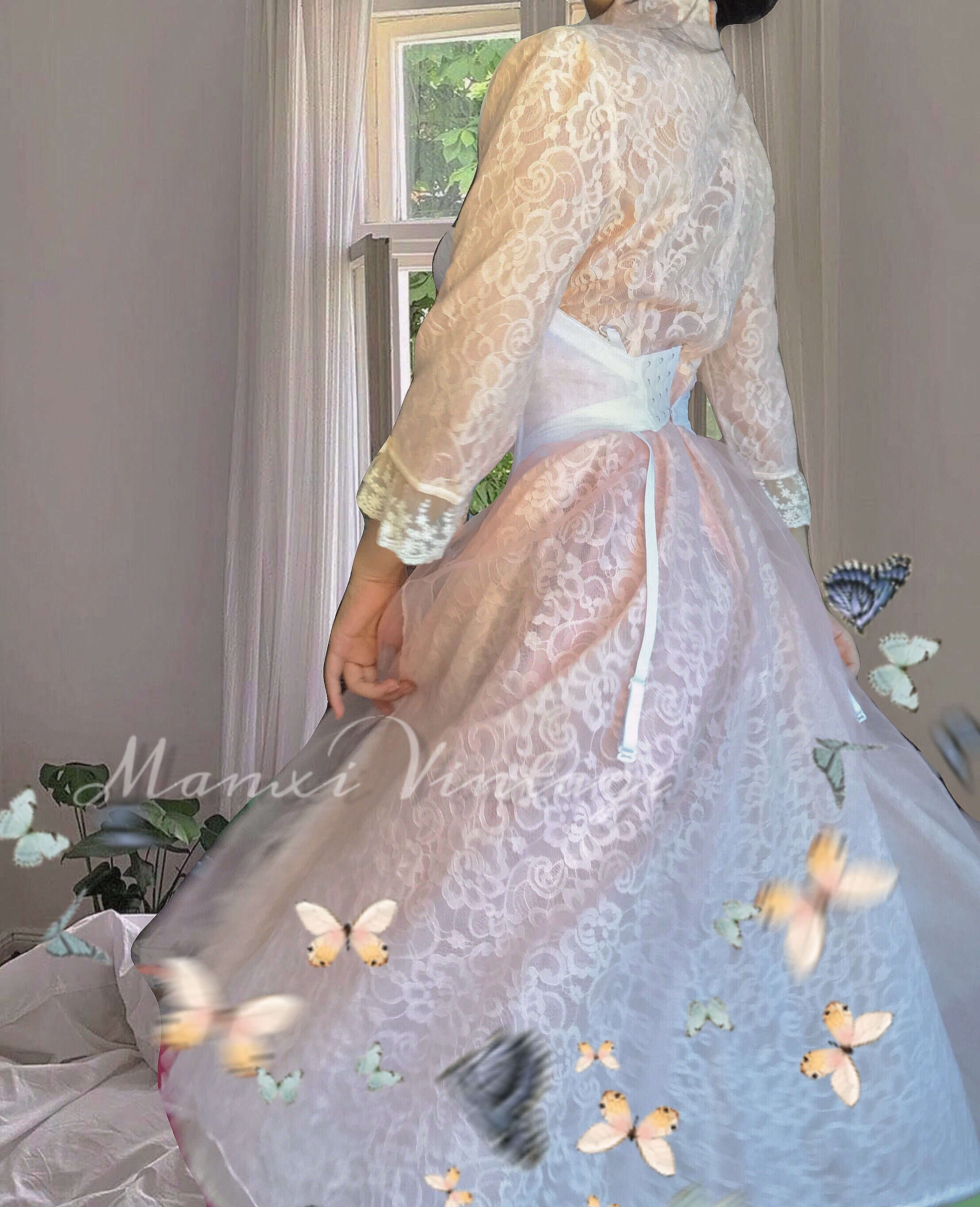 Get trendy with Vintage princess dress -  available at Peiliee Shop. Grab yours for $80 today!