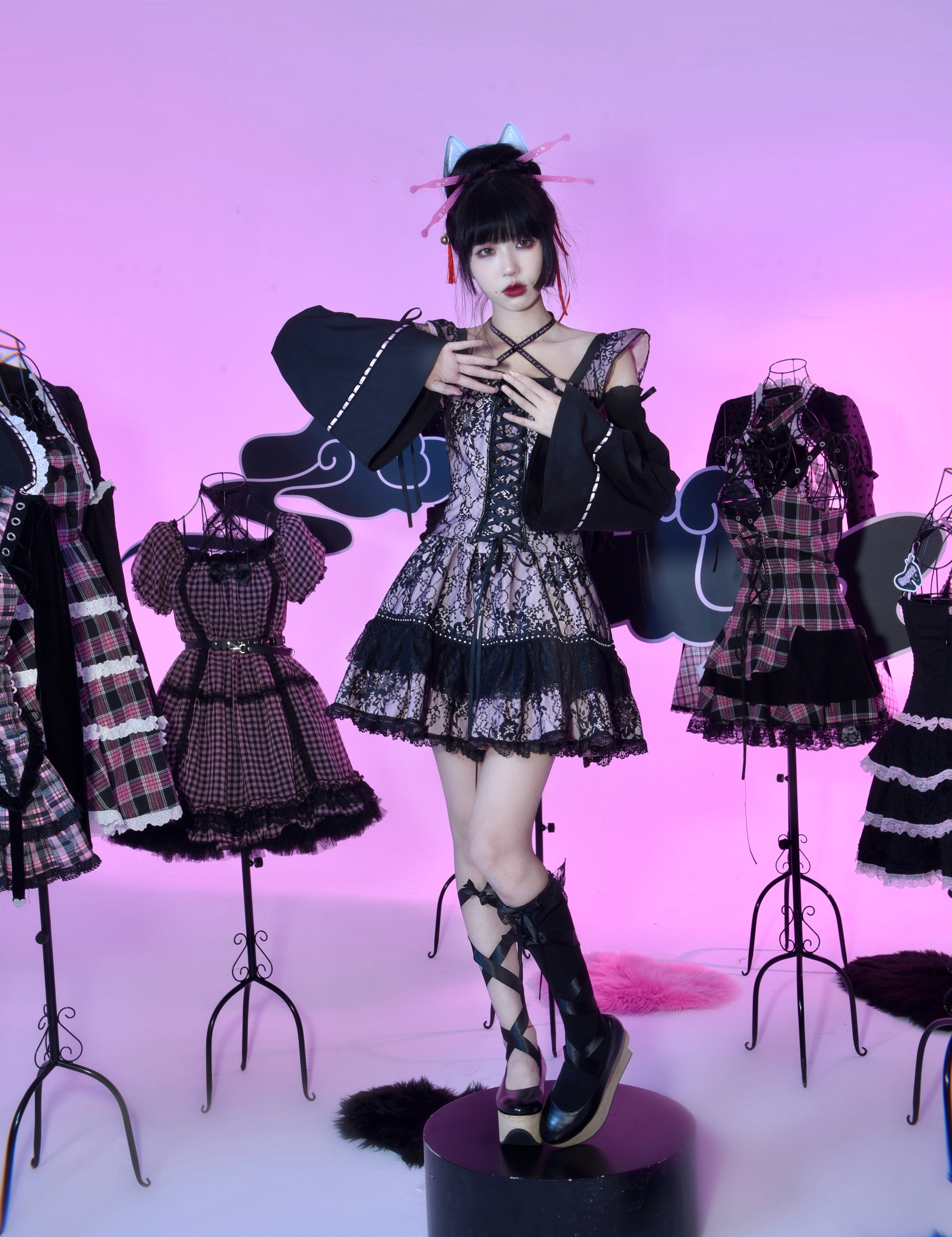 Get trendy with [Evil Tooth]  Oinari-sama Dress お稲荷さま - Dresses available at Peiliee Shop. Grab yours for $92 today!