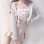 Get trendy with [By Peilieeshop] The Dancing Swan Soft Cardigan -  available at Peiliee Shop. Grab yours for $42 today!