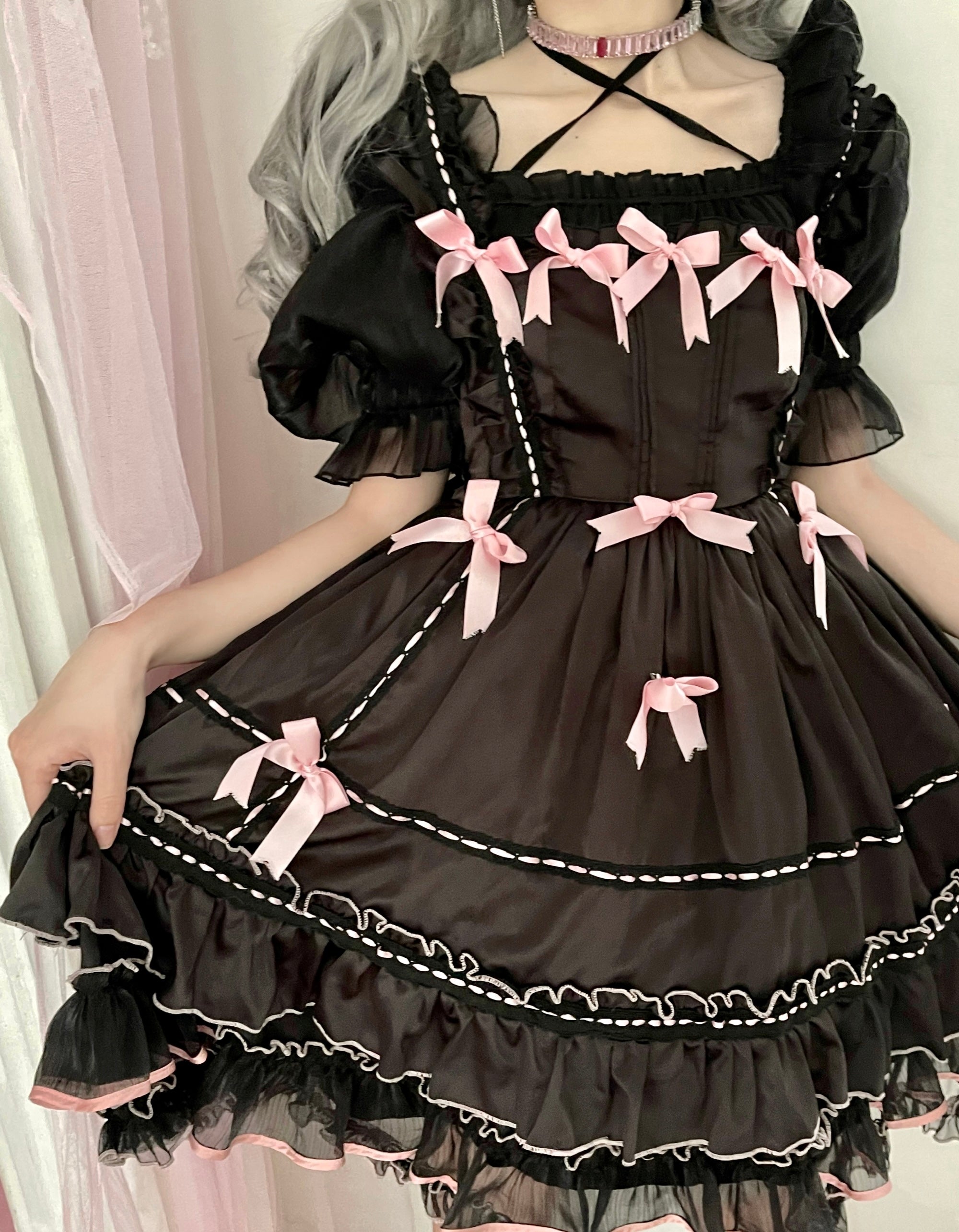 Get trendy with [Premium Selected] KillsBunny - Shirley Dress (designer Arilf) -  available at Peiliee Shop. Grab yours for $4.99 today!