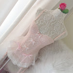 Get trendy with Faded Sakura Doll Corset -  available at Peiliee Shop. Grab yours for $38 today!