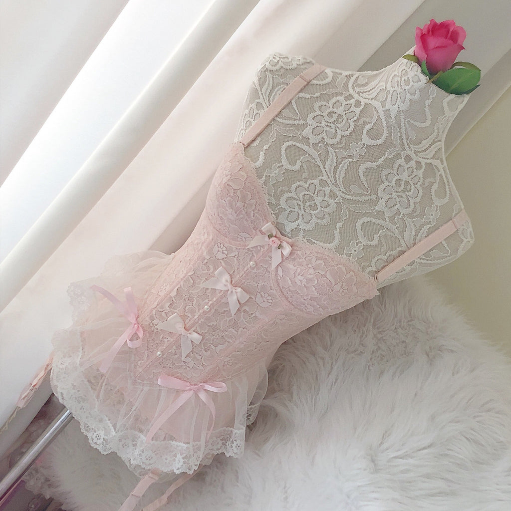 Faded Sakura Doll Corset - Premium  from SSS - Just $38.00! Shop now at Peiliee Shop