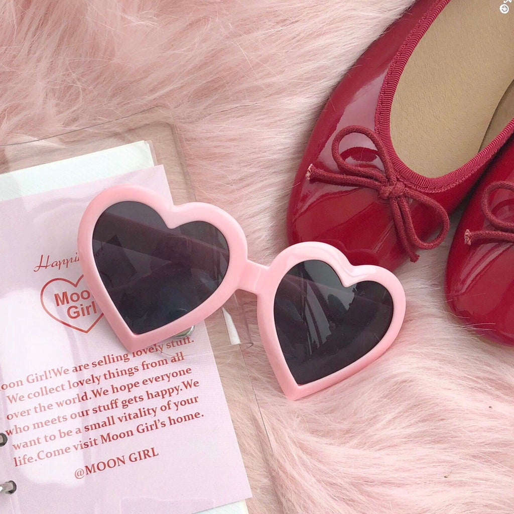 Get trendy with My Little Fairy Heart Sunglasses -  available at Peiliee Shop. Grab yours for $9.90 today!