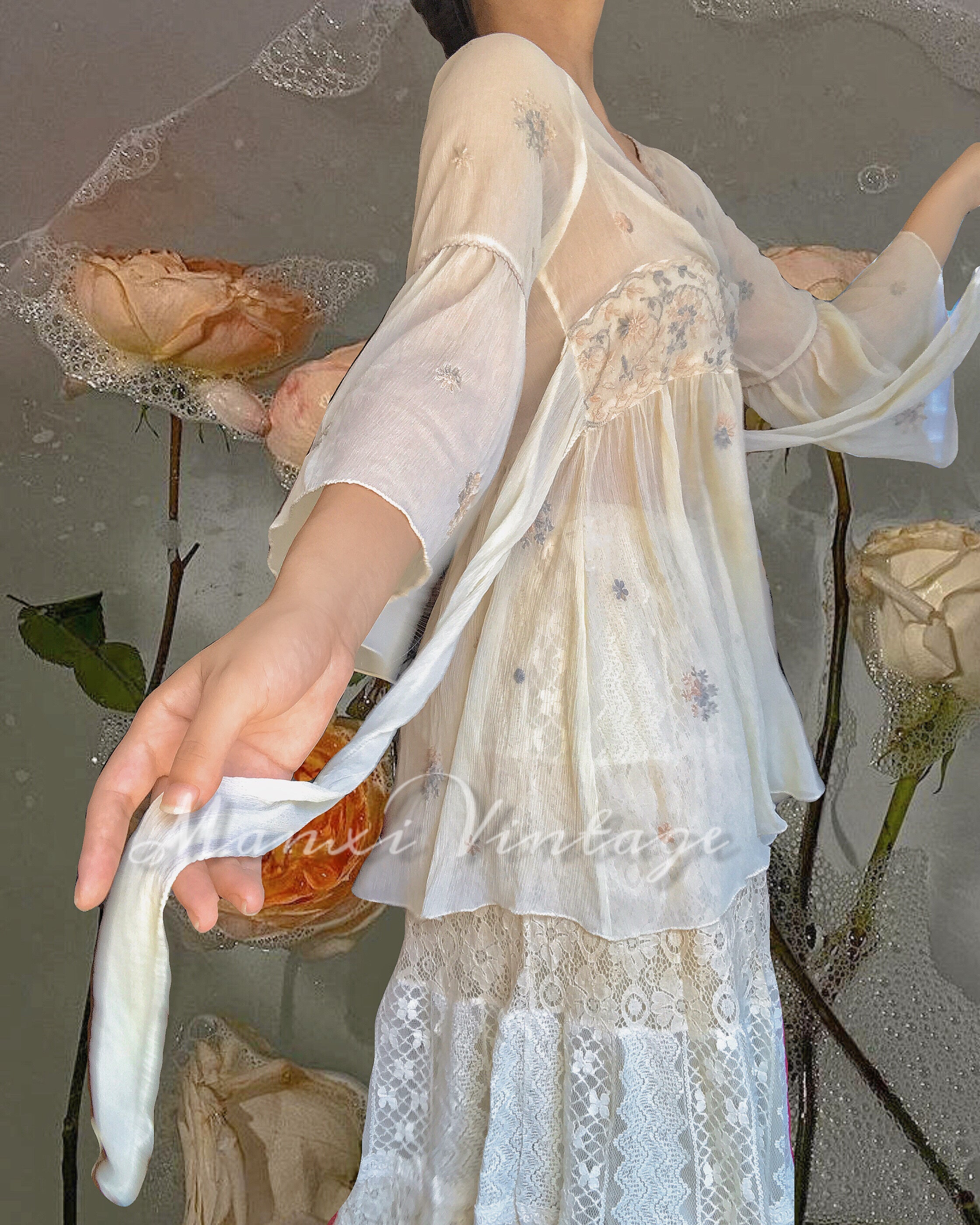 Get trendy with Vintage Dress -  available at Peiliee Shop. Grab yours for $80 today!