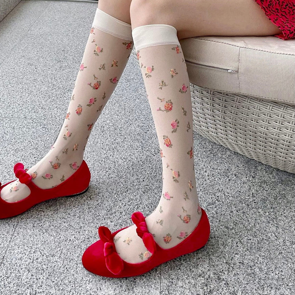 Get trendy with Rose Dream Socks -  available at Peiliee Shop. Grab yours for $8 today!