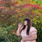 Get trendy with [Peiliee Design 5 years anniversary] Sakura Soft Satin Dress Set - Dresses available at Peiliee Shop. Grab yours for $45 today!