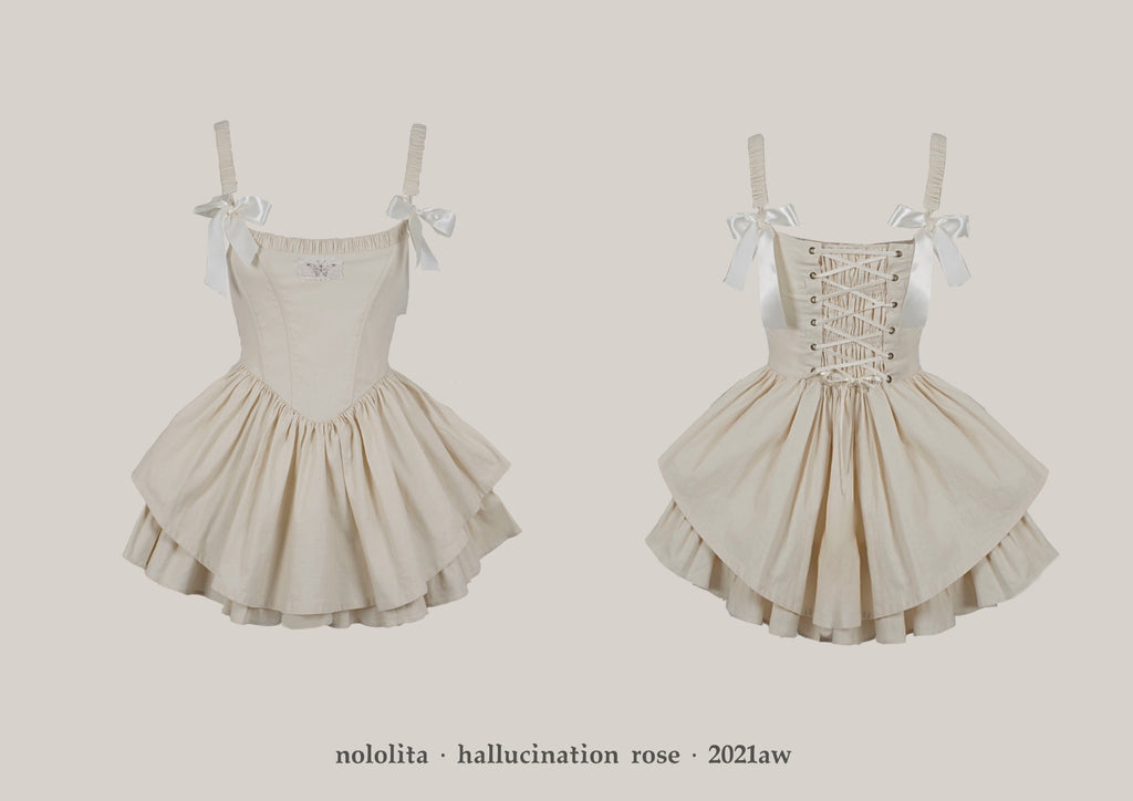 Get trendy with Nololita Hallucination Rose Dress Set - Dress available at Peiliee Shop. Grab yours for $79.90 today!