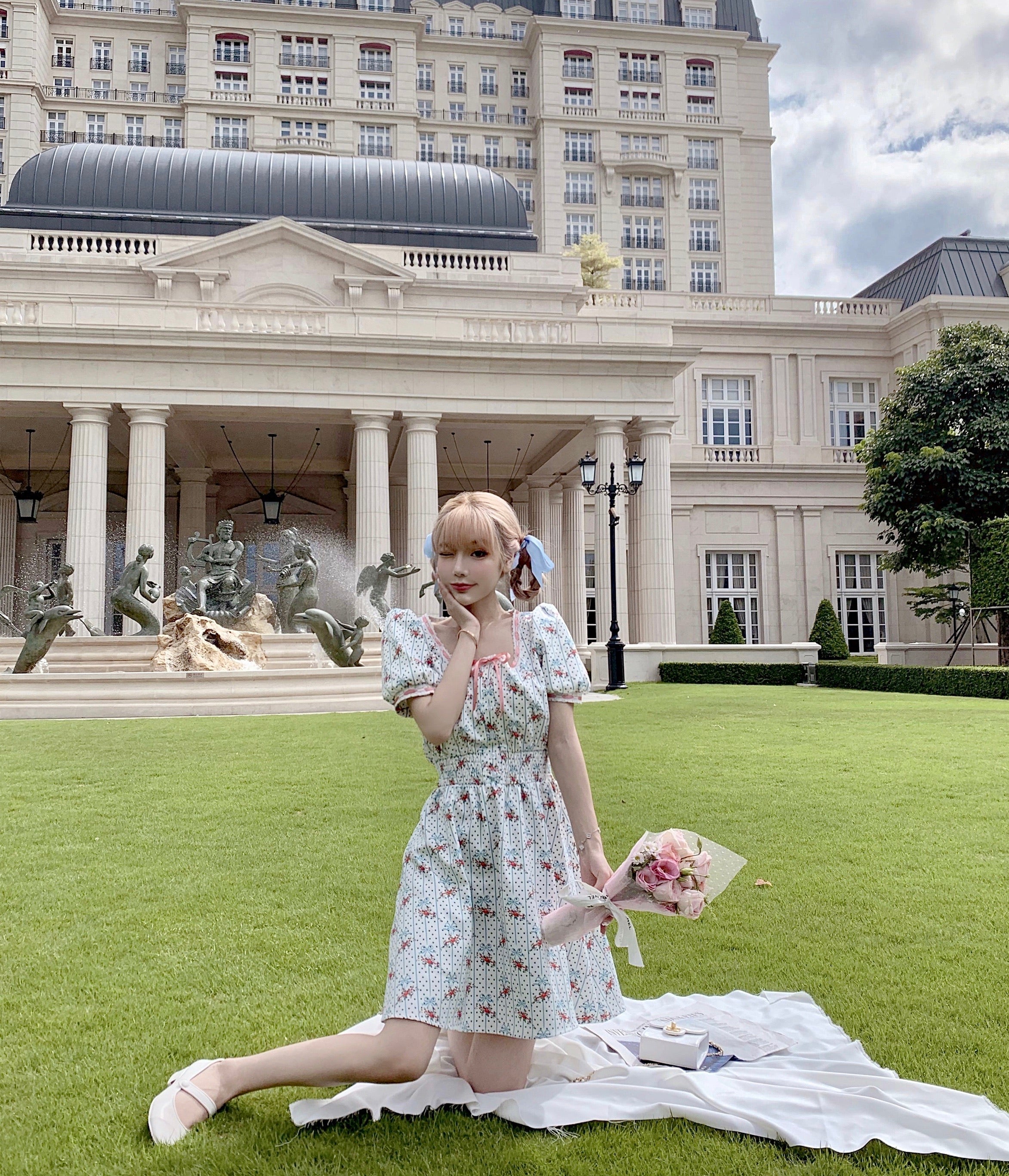 Get trendy with Dolly Memory Babydoll Dress -  available at Peiliee Shop. Grab yours for $55 today!
