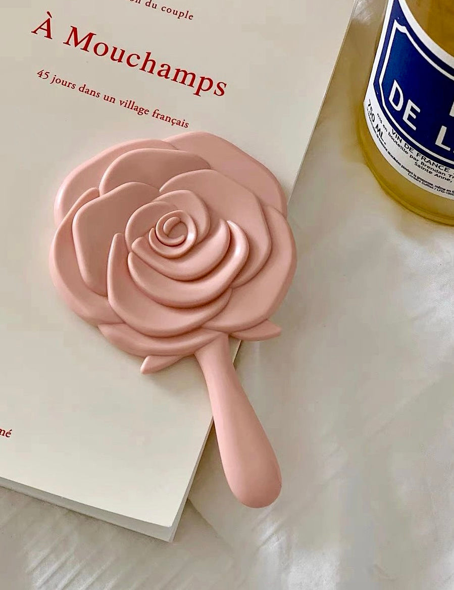 Get trendy with Mini Rose Hand Mirror - Face Mirrors available at Peiliee Shop. Grab yours for $4.90 today!