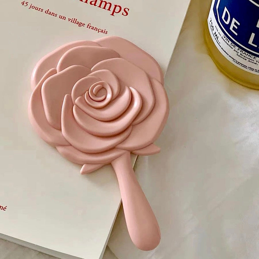 Get trendy with Mini Rose Hand Mirror - Face Mirrors available at Peiliee Shop. Grab yours for $4.90 today!
