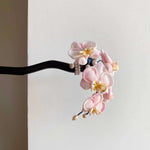 Get trendy with [Handmade] Japanese Silk Flower Hairpin -  available at Peiliee Shop. Grab yours for $138 today!