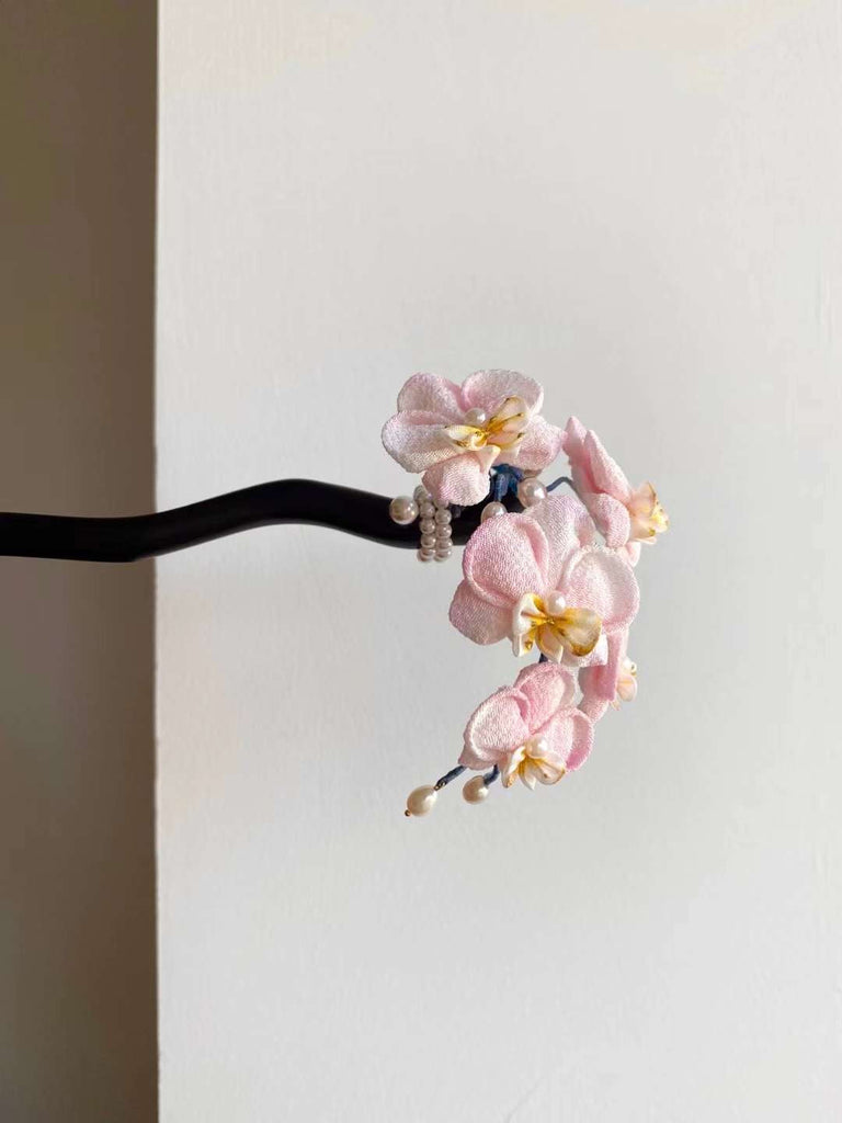 Get trendy with [Handmade] Japanese Silk Flower Hairpin -  available at Peiliee Shop. Grab yours for $138 today!