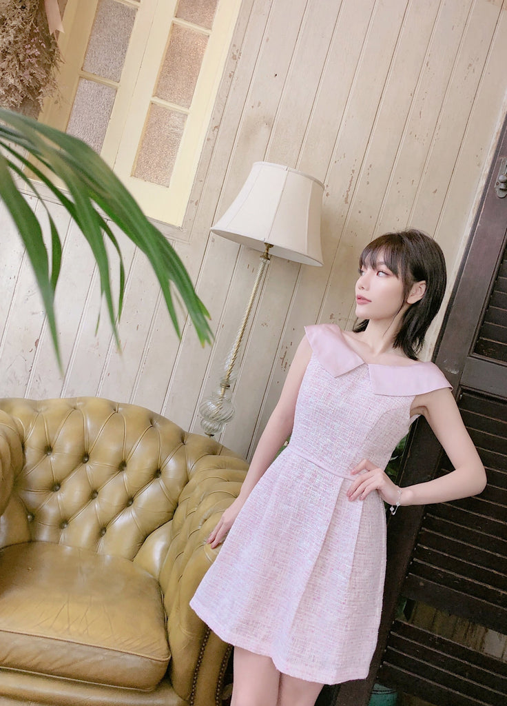 Get trendy with [Mid Season sale] Lady Coco Tweed Dress -  available at Peiliee Shop. Grab yours for $42 today!