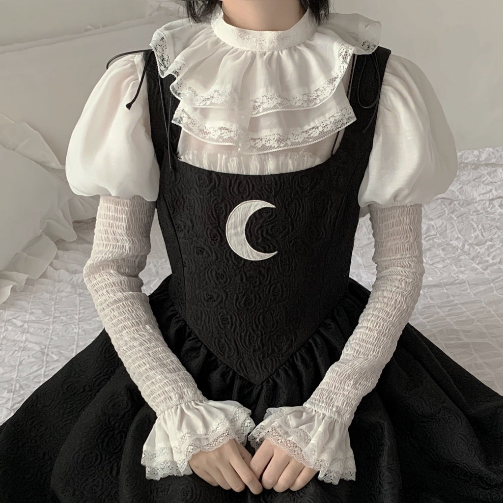 [Premium Selected Brand - Nololita] The Missing Moon Vintage Set - Premium  from NOLOLITA - Just $10.00! Shop now at Peiliee Shop