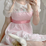Get trendy with Rose Mist French Romantic Dress -  available at Peiliee Shop. Grab yours for $58 today!