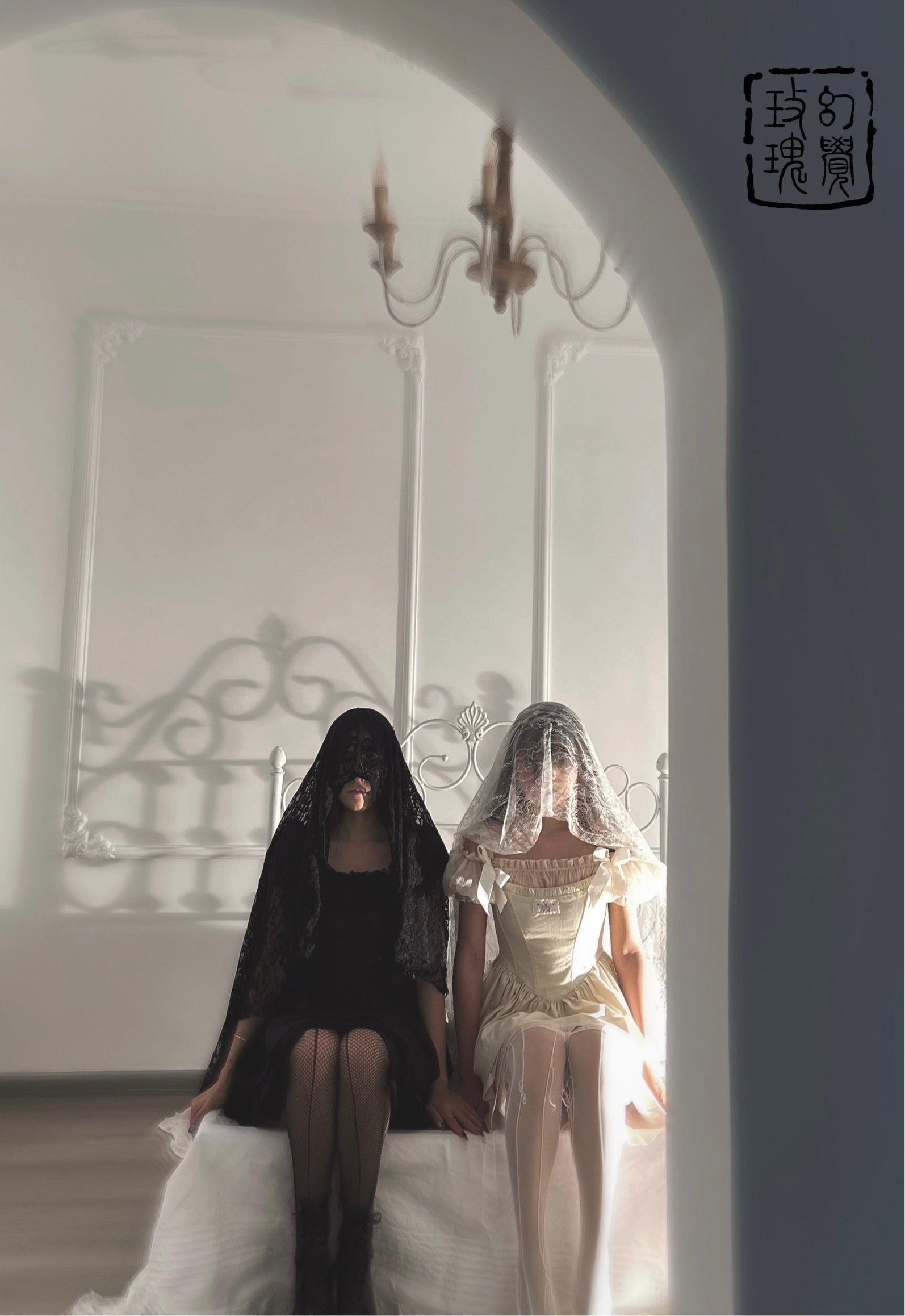 Get trendy with Nololita Hallucination Rose Dress Set - Dress available at Peiliee Shop. Grab yours for $79.90 today!