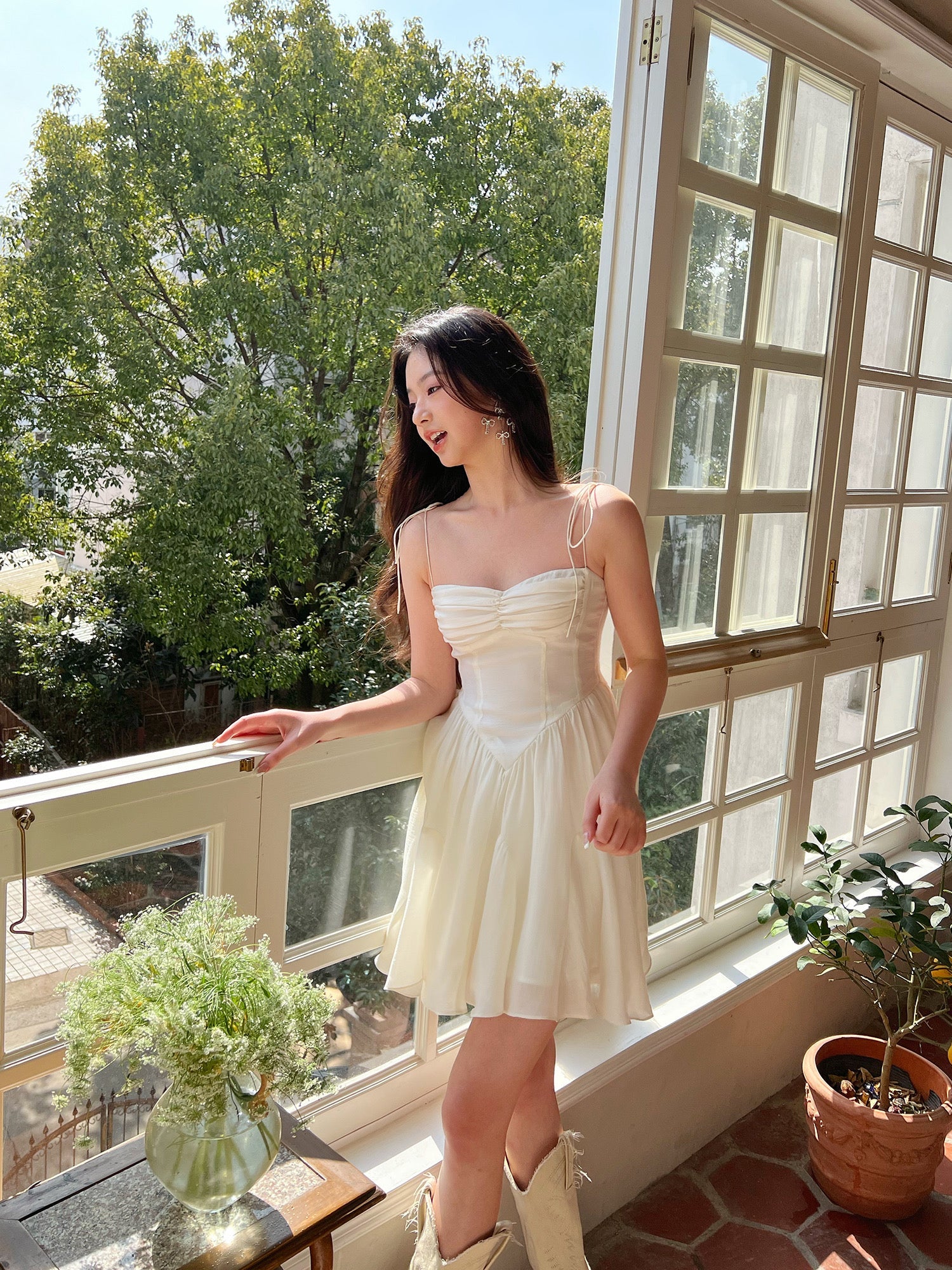 Get trendy with Silky Moonlight Mini Dress - Dresses available at Peiliee Shop. Grab yours for $46 today!